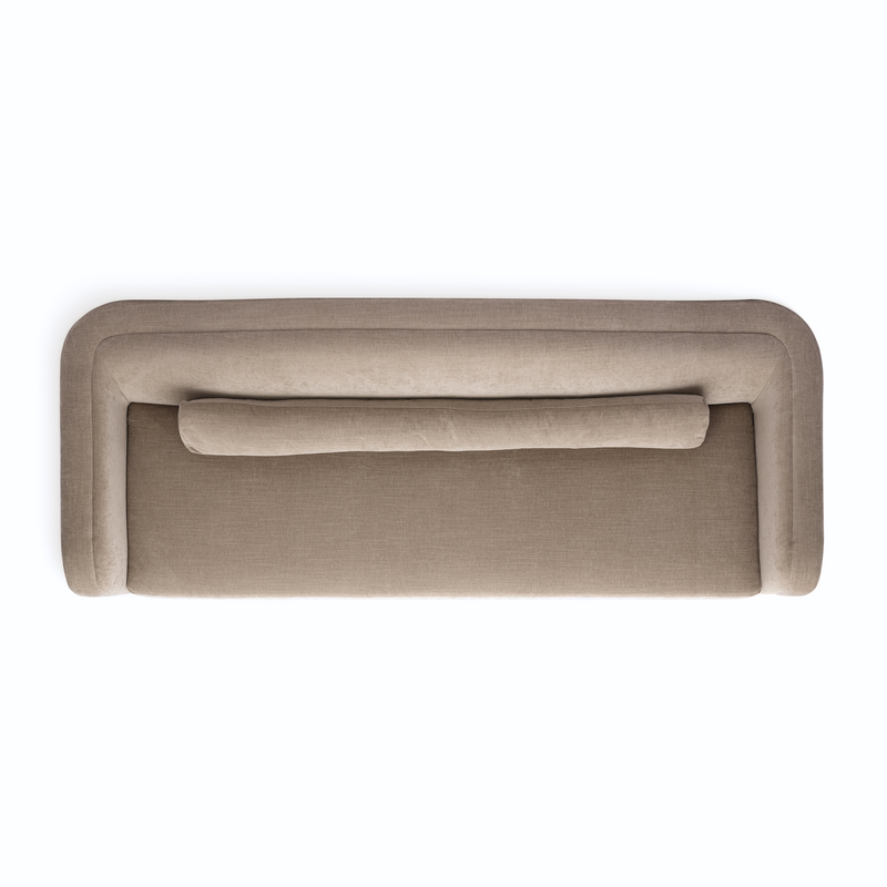 Camille 99" Sofa - Stone