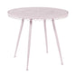 Erica Pink Wrought Iron Outdoor Cafe Table