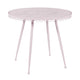 Erica Pink Wrought Iron Outdoor Cafe Table