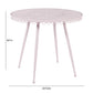 Erica Pink Wrought Iron Outdoor Cafe Table