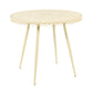 Erica Cream Wrought Iron Outdoor Cafe Table