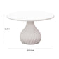 Tulum Ivory Concrete Coffee Table