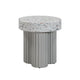 Clover Faux Terrazzo Indoor / Outdoor Round Side Table