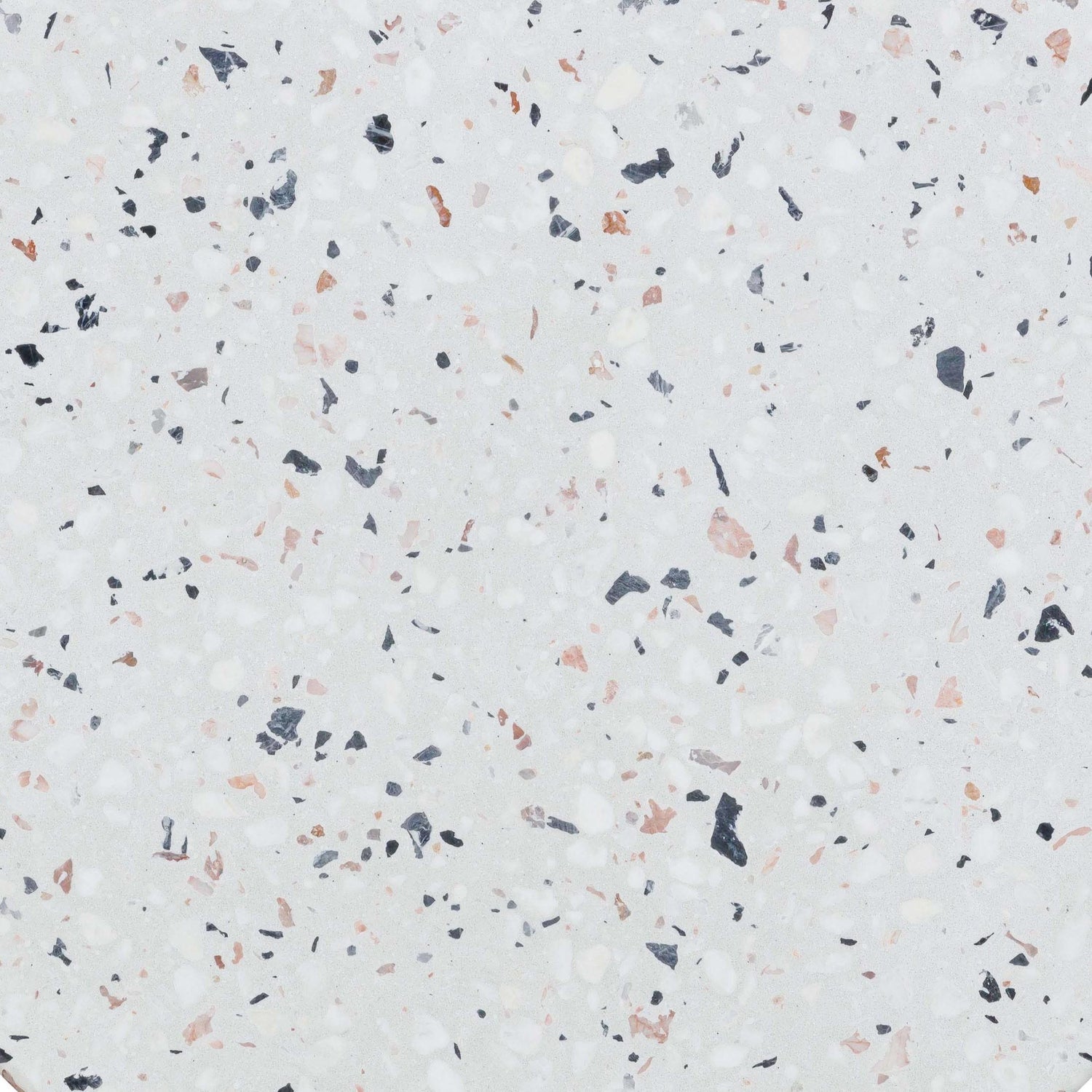 Clover Faux Terrazzo Indoor / Outdoor Round Side Table