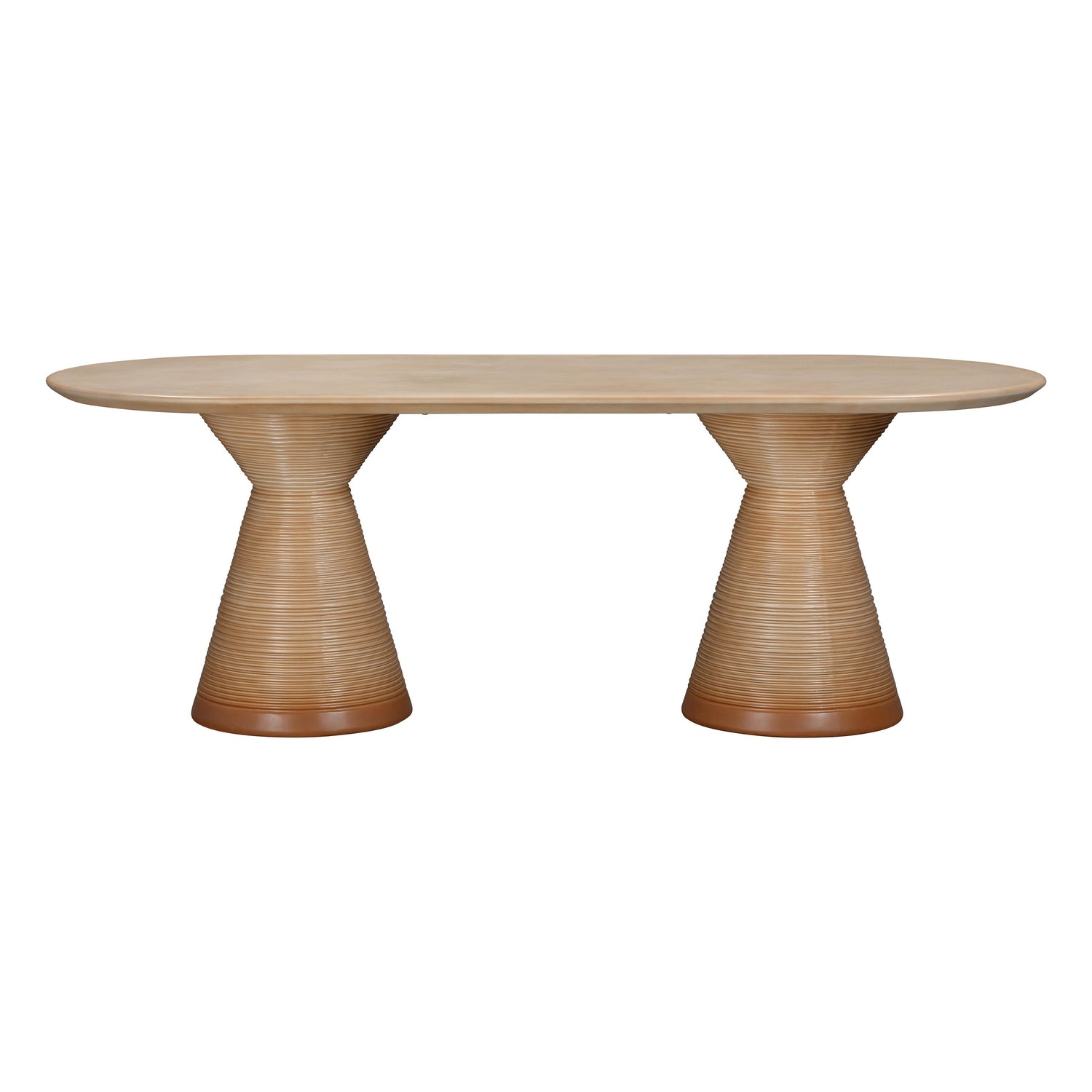 Fassa Terracotta Oval Indoor / Outdoor Dining Table