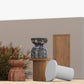 Turin Indoor/Outdoor Concrete Stool - Red