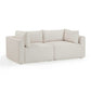 Hangover Cream Outdoor Modular Loveseat