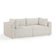 Hangover Cream Outdoor Modular Loveseat