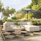 Hangover Cream Outdoor Modular Loveseat
