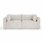 Hangover Cream Outdoor Modular Loveseat