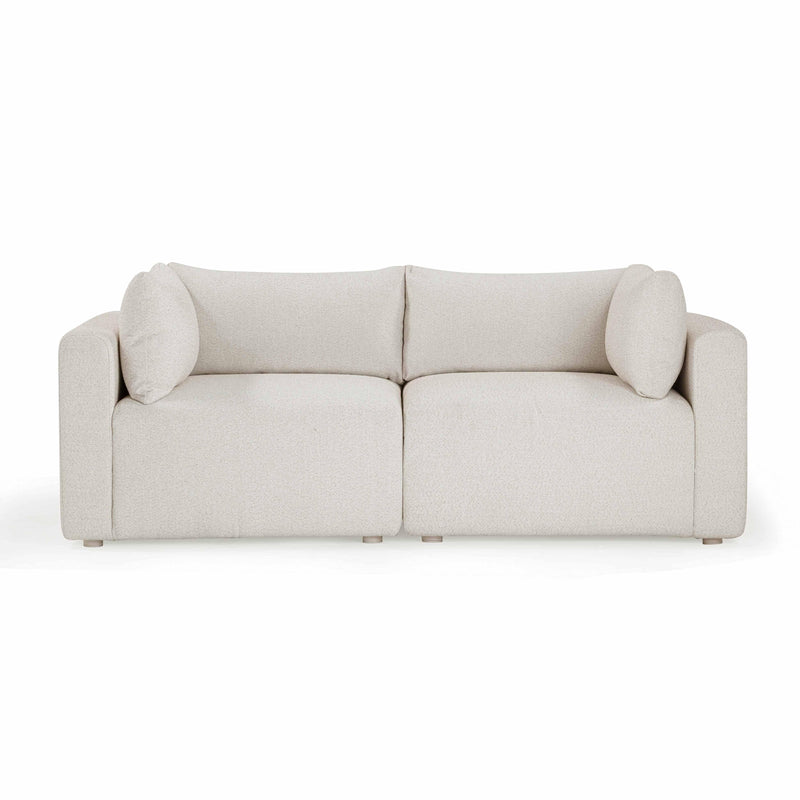 Hangover Cream Outdoor Modular Loveseat