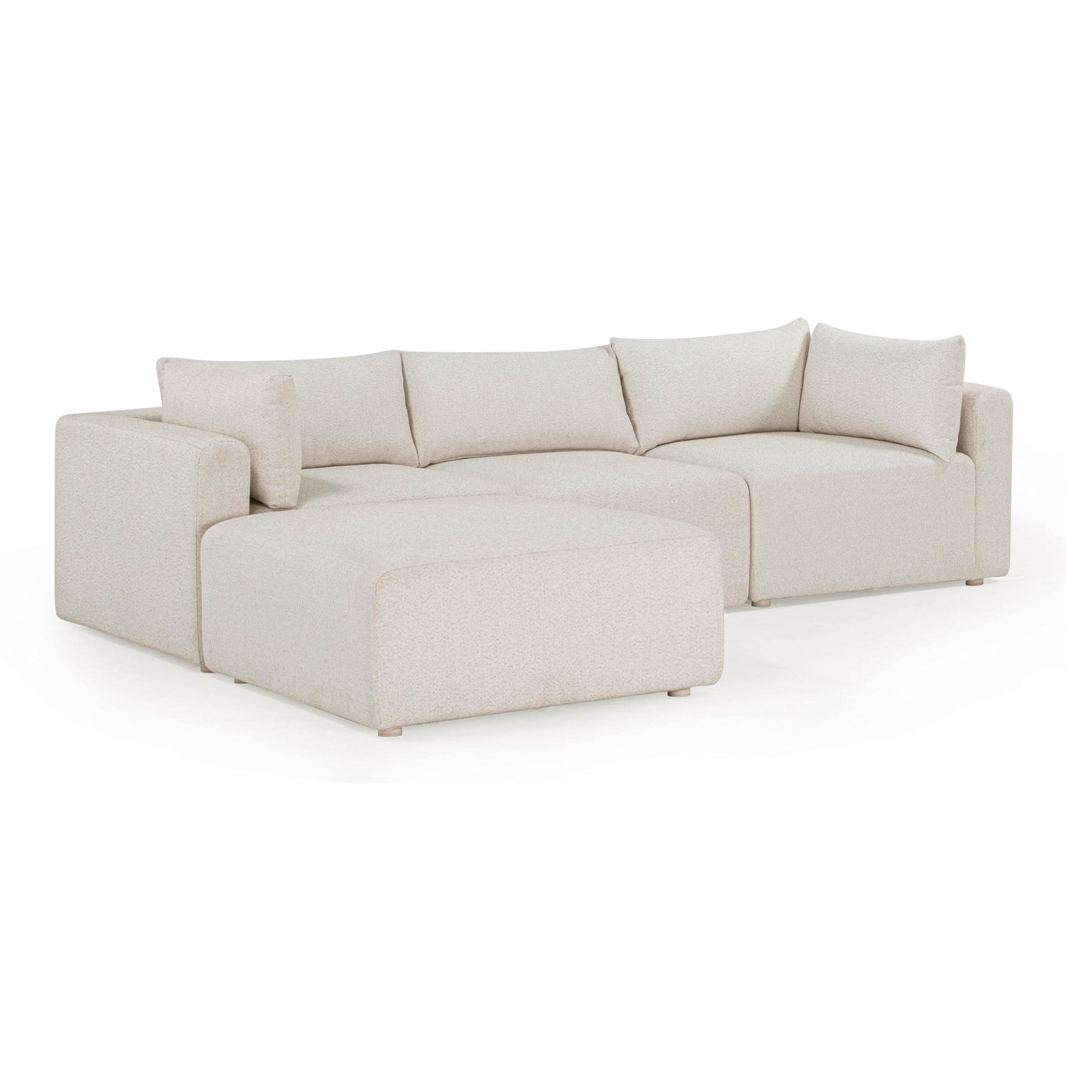Hangover Cream Outdoor Modular Sectional