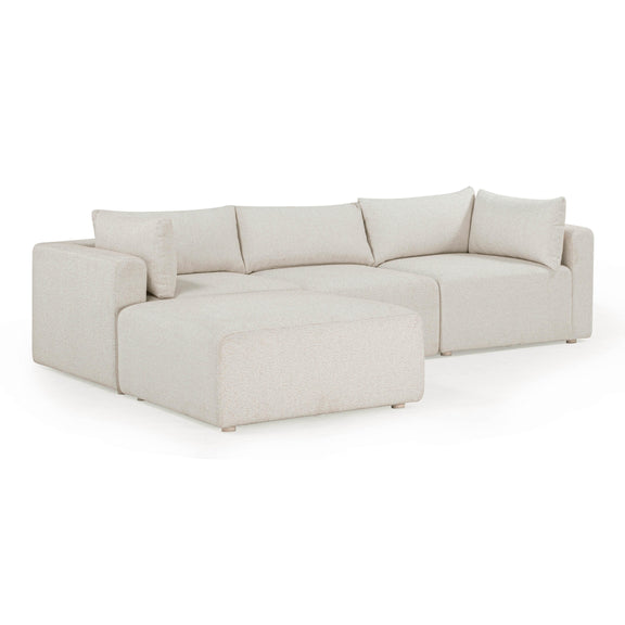 Hangover Cream Outdoor Modular Sectional