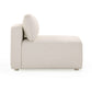 Hangover Cream Performance Fabric Outdoor Modular Armless Chair