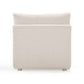 Hangover Cream Performance Fabric Outdoor Modular Armless Chair