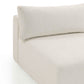 Hangover Cream Performance Fabric Outdoor Modular Armless Chair