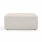 Hangover Cream Outdoor Ottoman