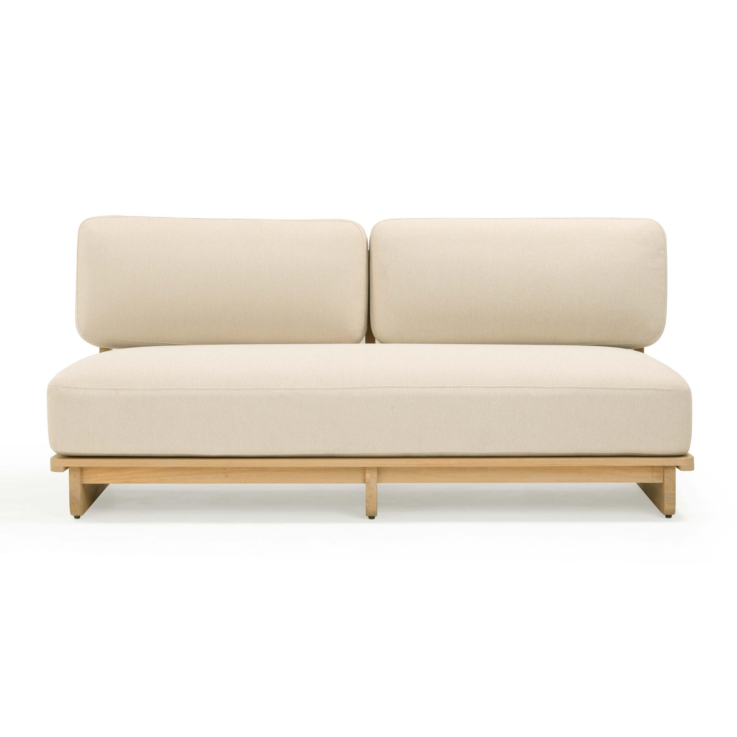 Reavan Cream Outdoor Lounge Sofa