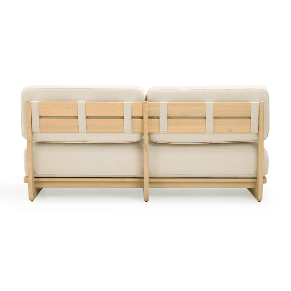 Reavan Cream Outdoor Lounge Sofa
