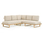 Evan Cream Outdoor L-Sectional