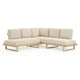 Evan Cream Outdoor L-Sectional