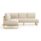Evan Cream Outdoor L-Sectional