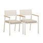 Sardinia Cream Outdoor Dining Chair - Set of 2