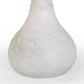 Smooch White Faux Marble Print Indoor / Outdoor 47" Round Dining Table