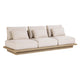 Mora Cream Outdoor Sofa - 96"