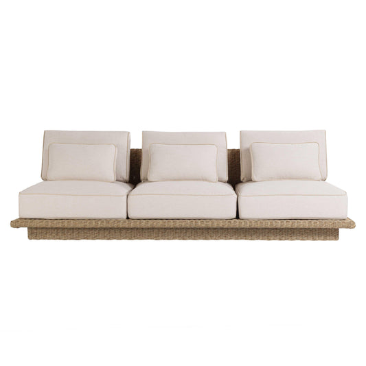 Mora Cream Outdoor Sofa - 96"