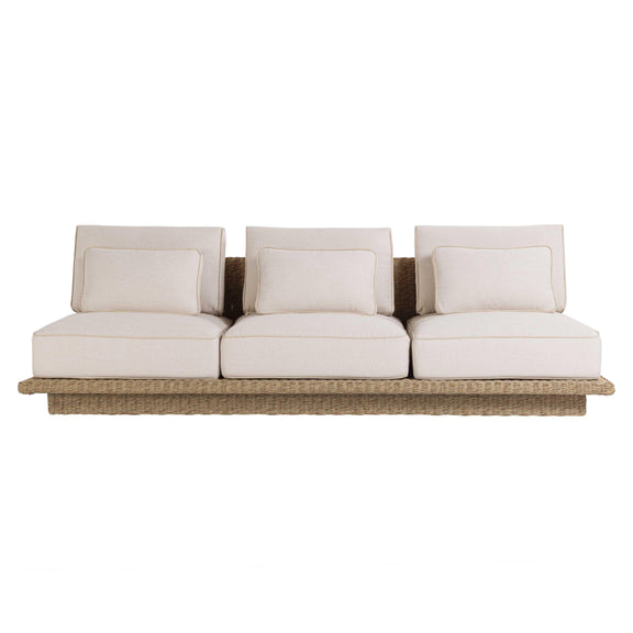 Mora Cream Outdoor Sofa - 96"