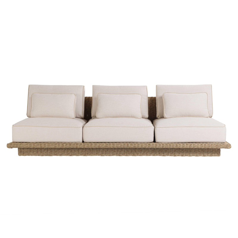 Mora Cream Outdoor Sofa - 96"