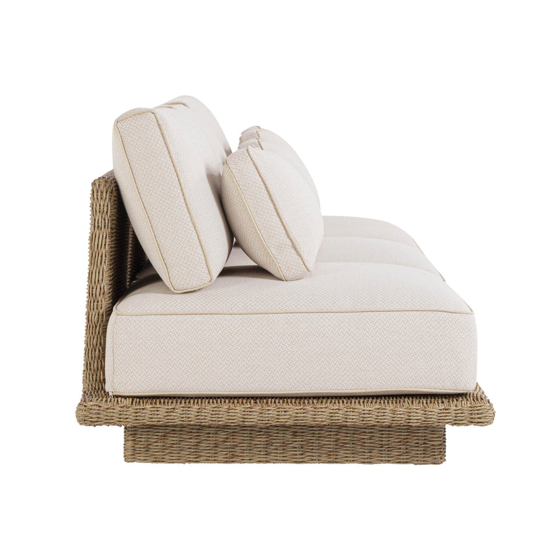 Mora Cream Outdoor Sofa - 96"