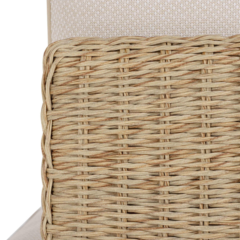 Mora Cream Outdoor Sofa - 96"