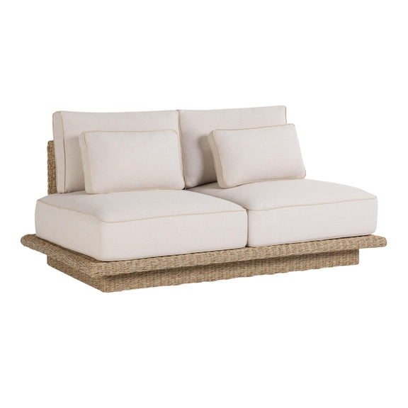 Mora Cream Outdoor Sofa - 65"