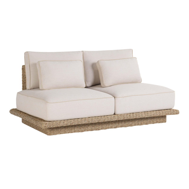 Mora Cream Outdoor Sofa - 65"