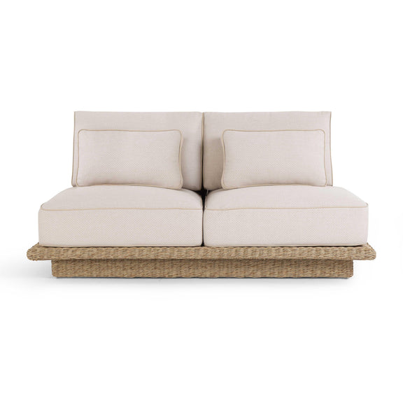 Mora Cream Outdoor Sofa - 65"
