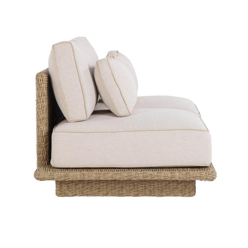 Mora Cream Outdoor Sofa - 65"