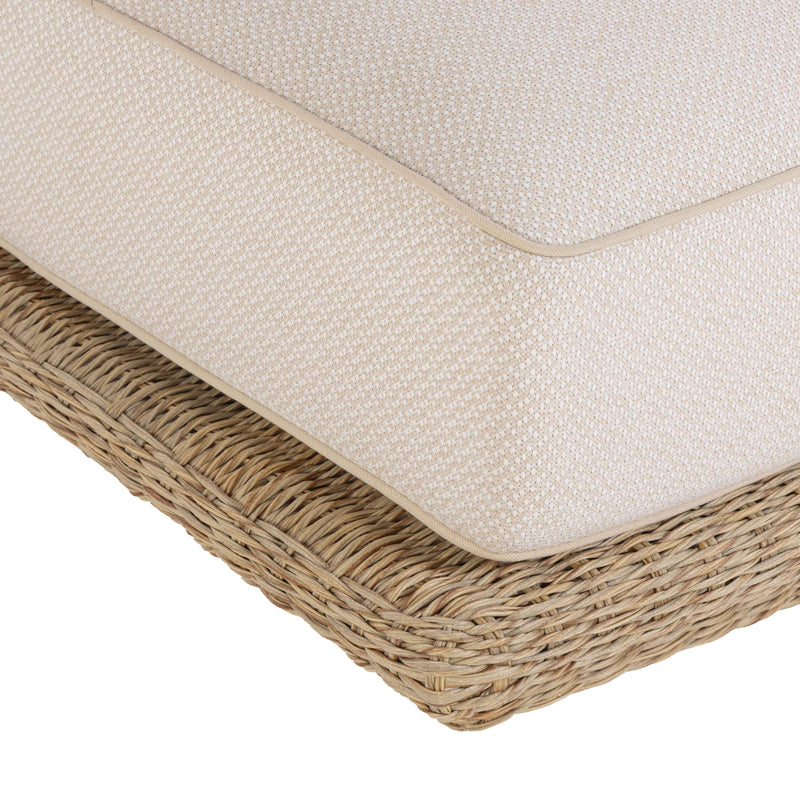 Mora Cream Outdoor Sofa - 65"
