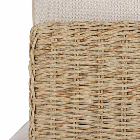 Mora Cream Outdoor Sofa - 65"