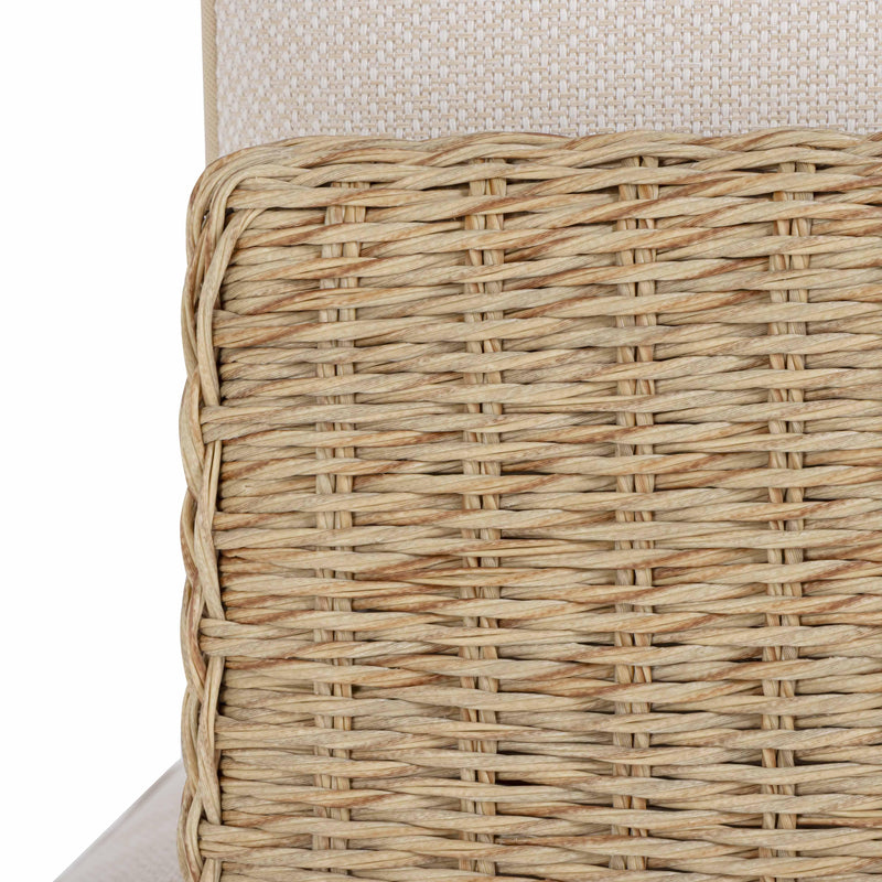 Mora Cream Outdoor Sofa - 65"