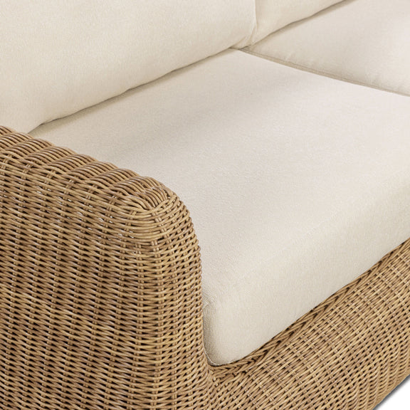 Dana 85" Outdoor Sofa - Cream