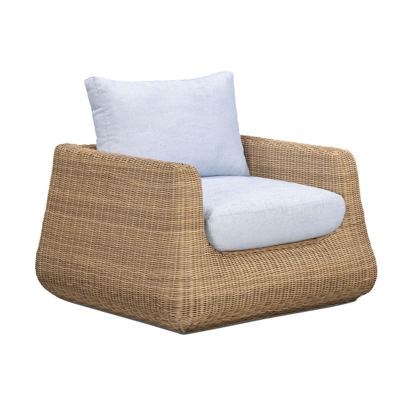 Dana Outdoor Accent Chair - Blue