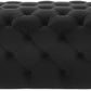 Kaylee Black Velvet Ottoman