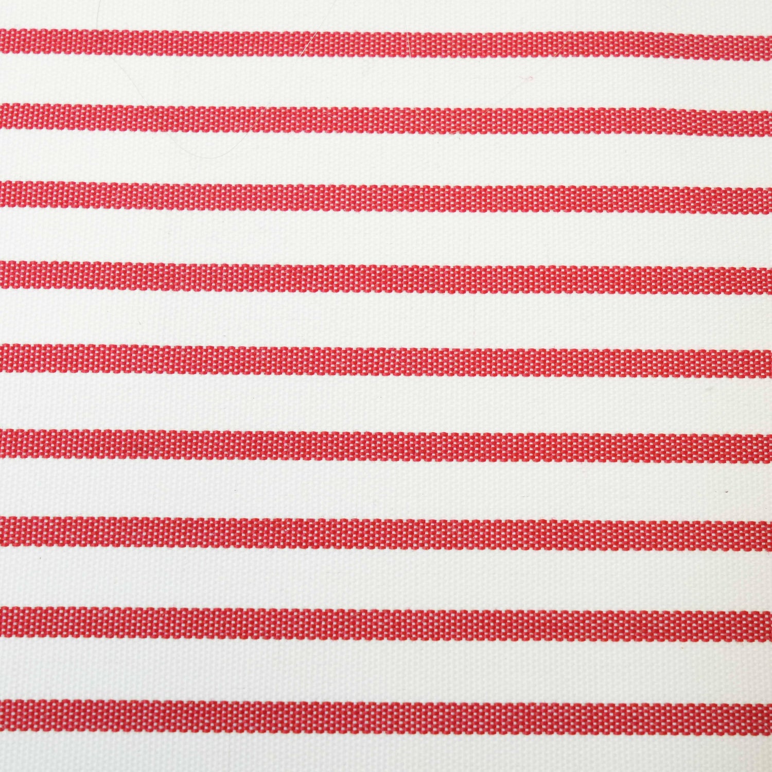 Saint Tropez Pearl and Red Striped Stuffed Outdoor Armchair