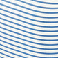 Saint Tropez Pearl and Blue Striped Stuffed Outdoor Armchair