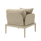 Kapri Taupe Modular Outdoor LAF Corner Seat