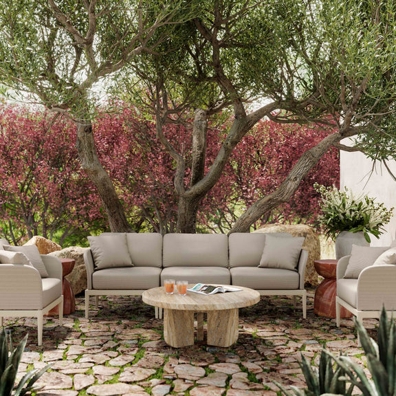 Kapri Outdoor Accent Chair - Taupe