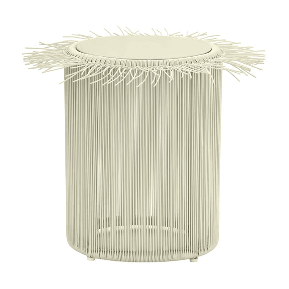 Rafa Outdoor Side Table - Cream