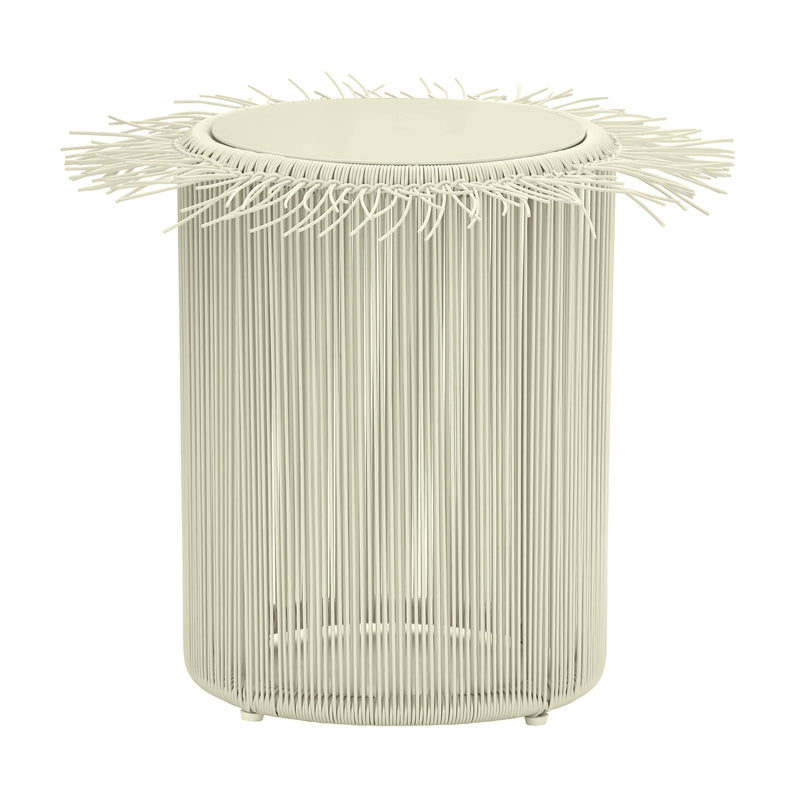 Rafa Outdoor Side Table - Cream